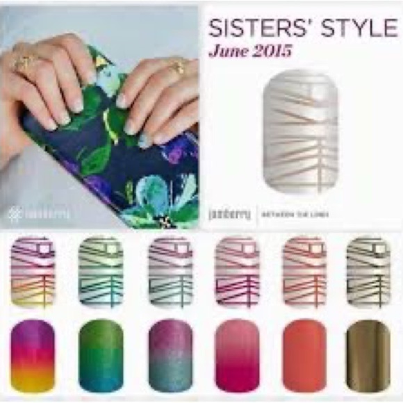 JAMBERRY Nail Wraps - Between The Lines - Picture 11 of 13